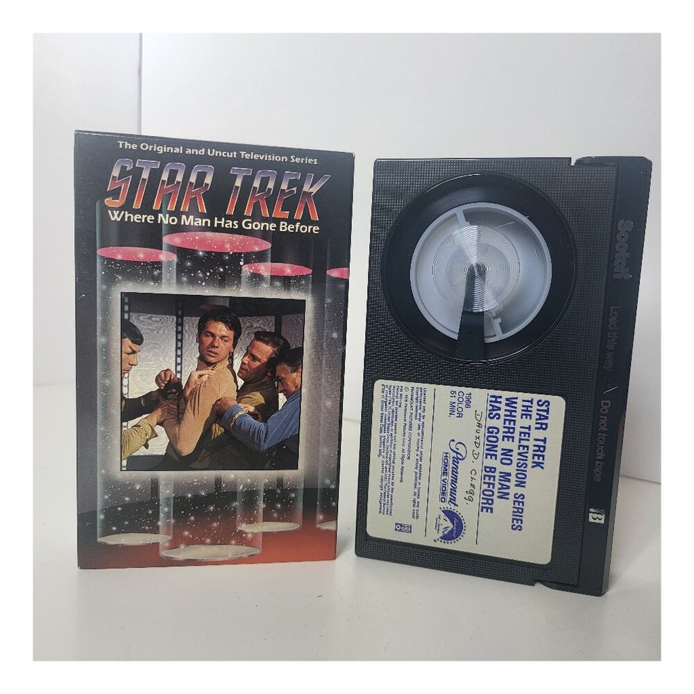 Star Trek - The TV Series BETA Betamax (Not VHS) "Where no one has gone before"